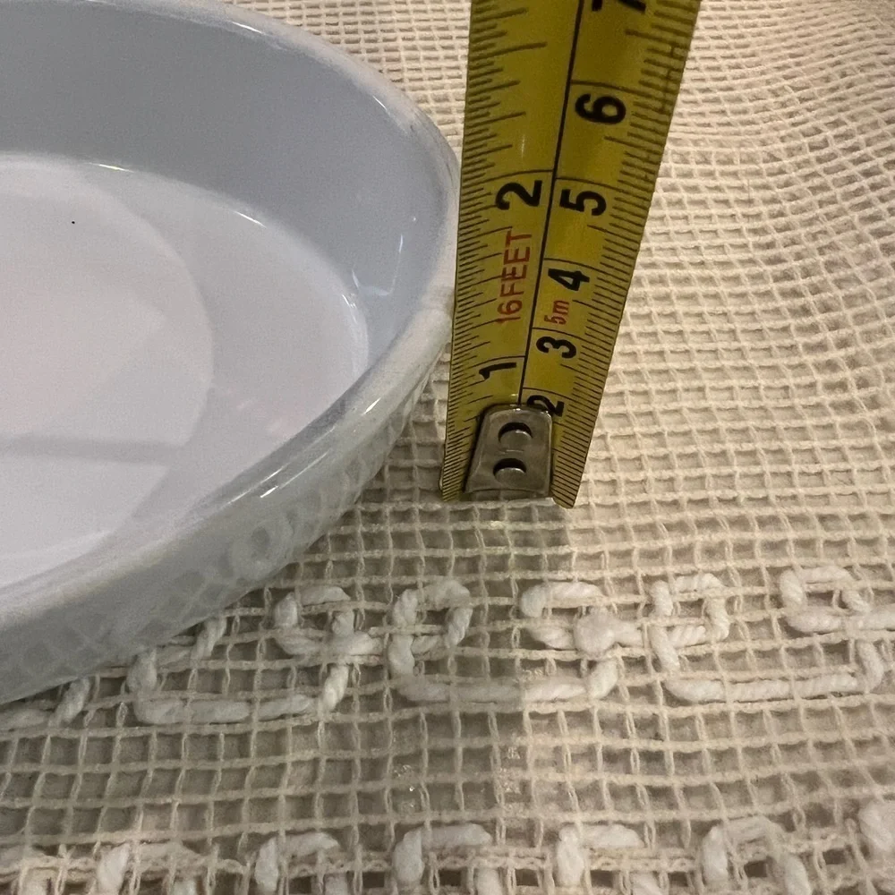 2 pieces Emile Henry escargots dish and oval baking dish.  Made in France.
